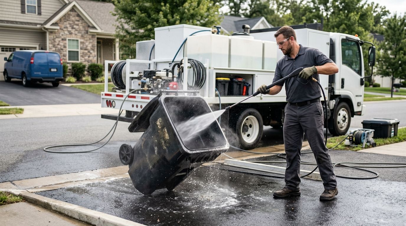 Best trash bin cleaning service for restoration cleanup crews