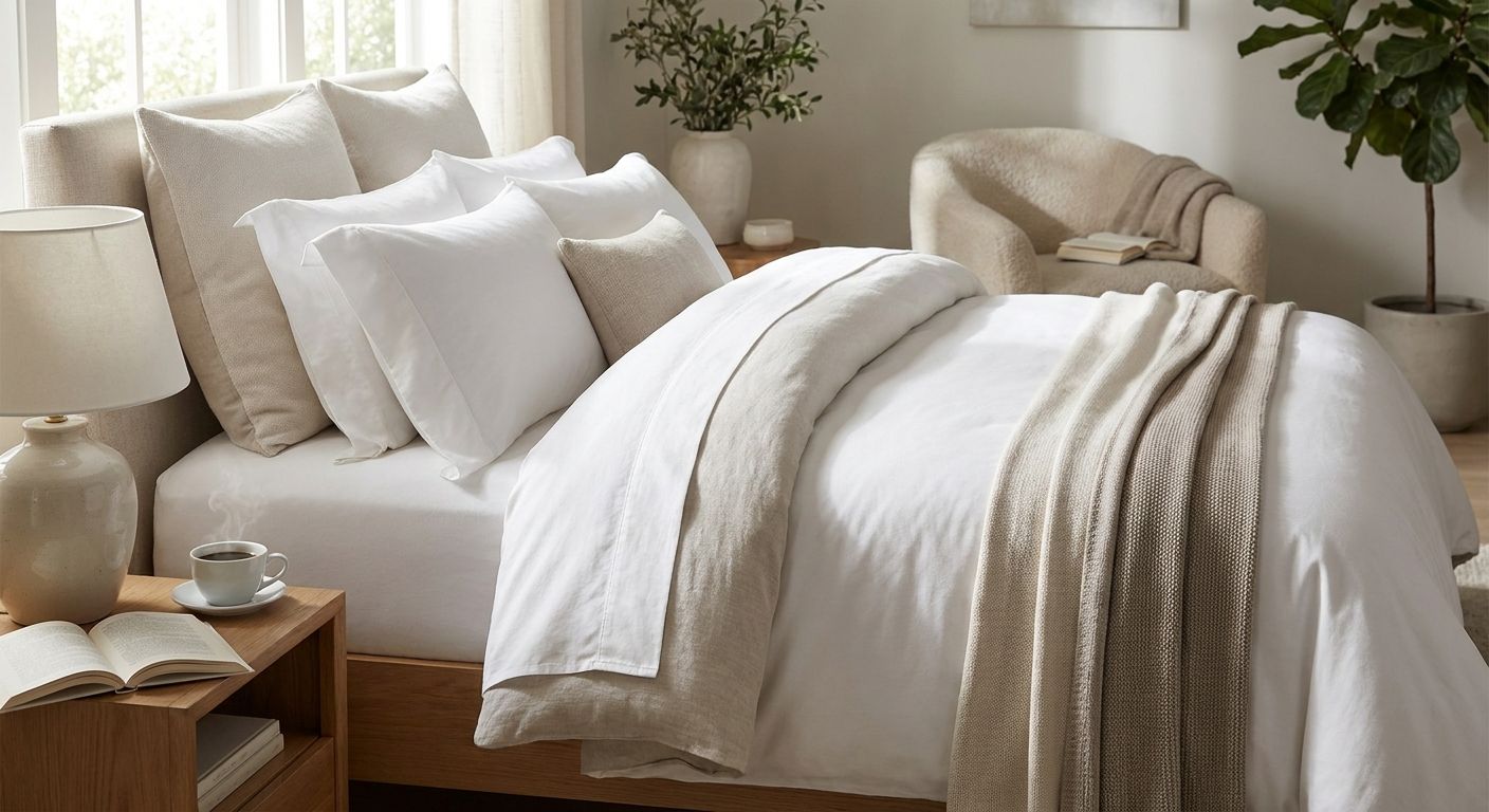 How to layer bedding for a 5-star hotel bed at home