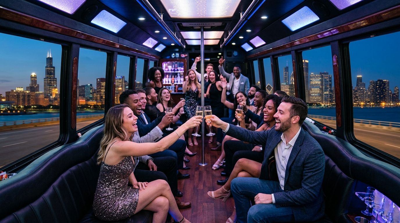 Best party bus rentals in Chicago, ranked by capacity 2026
