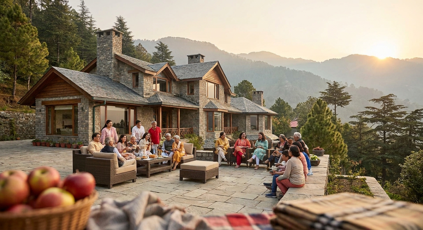 Houses in Shimla for a large family reunion