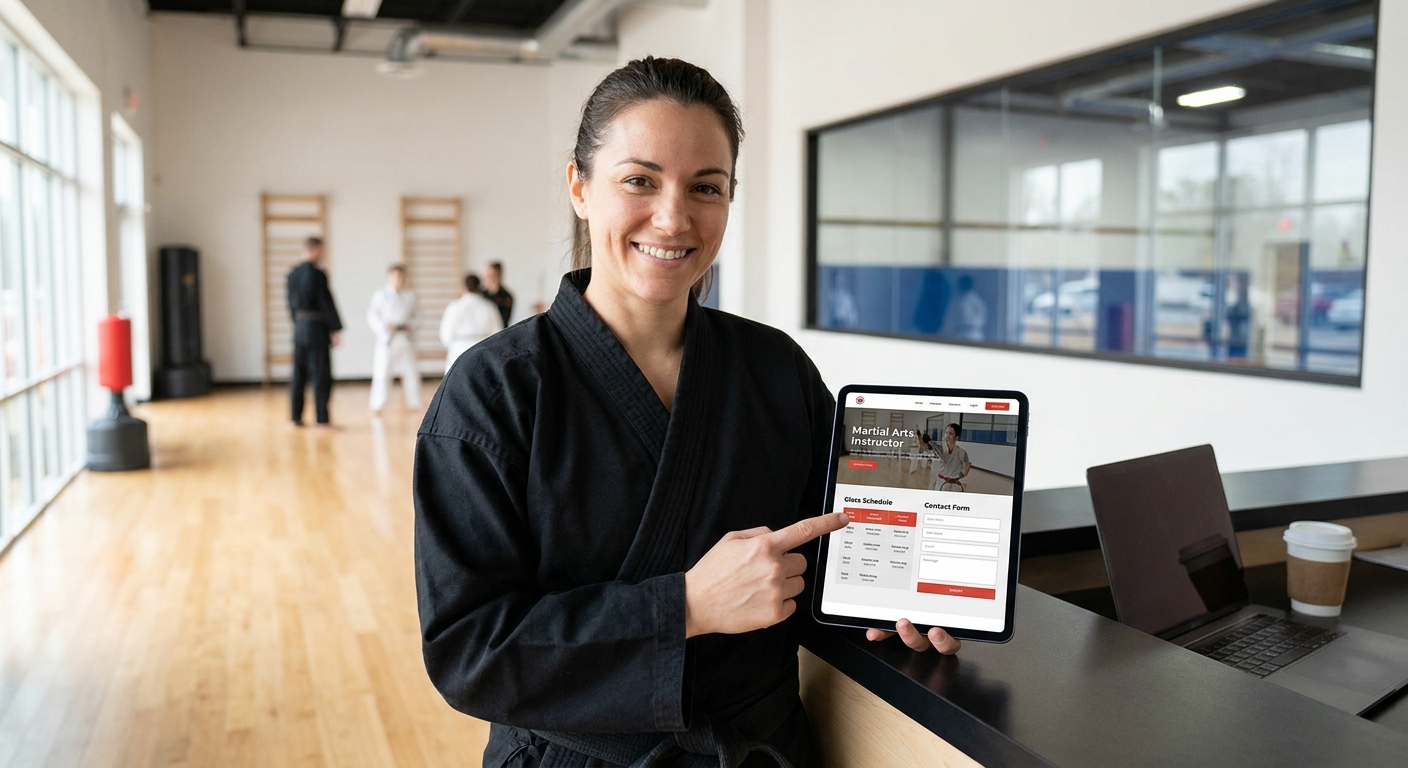 Best website features for martial arts studios