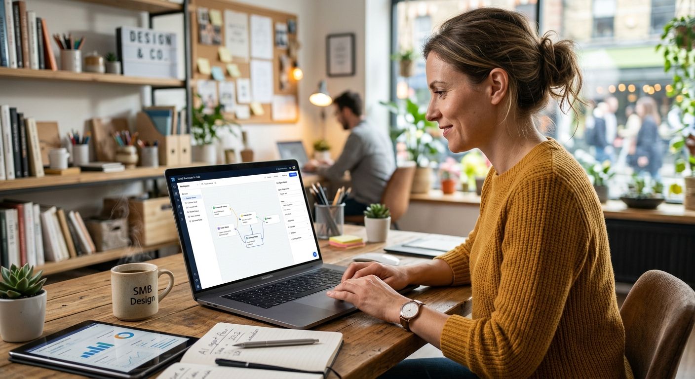 Best no-code AI agent builders for small business 2026
