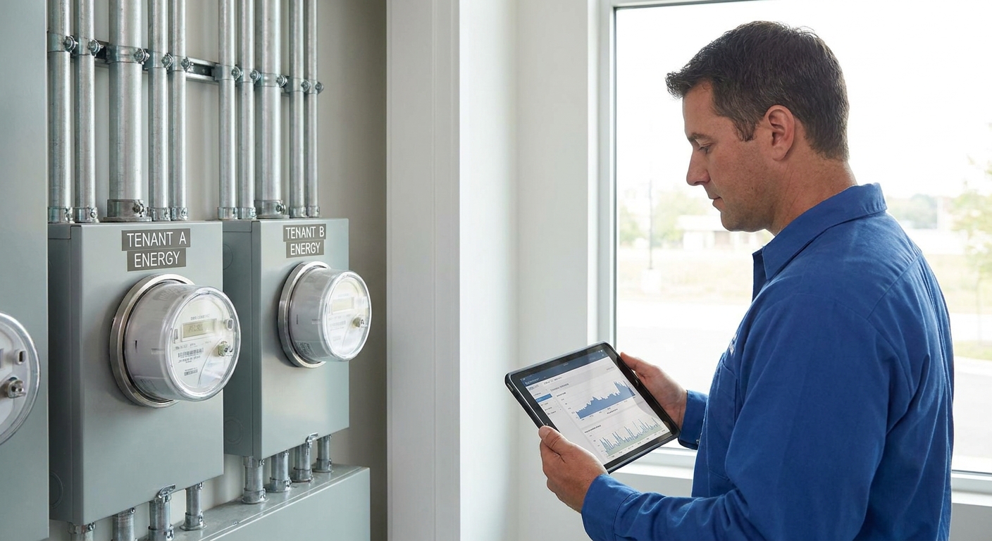IoT energy submetering for commercial tenant billing