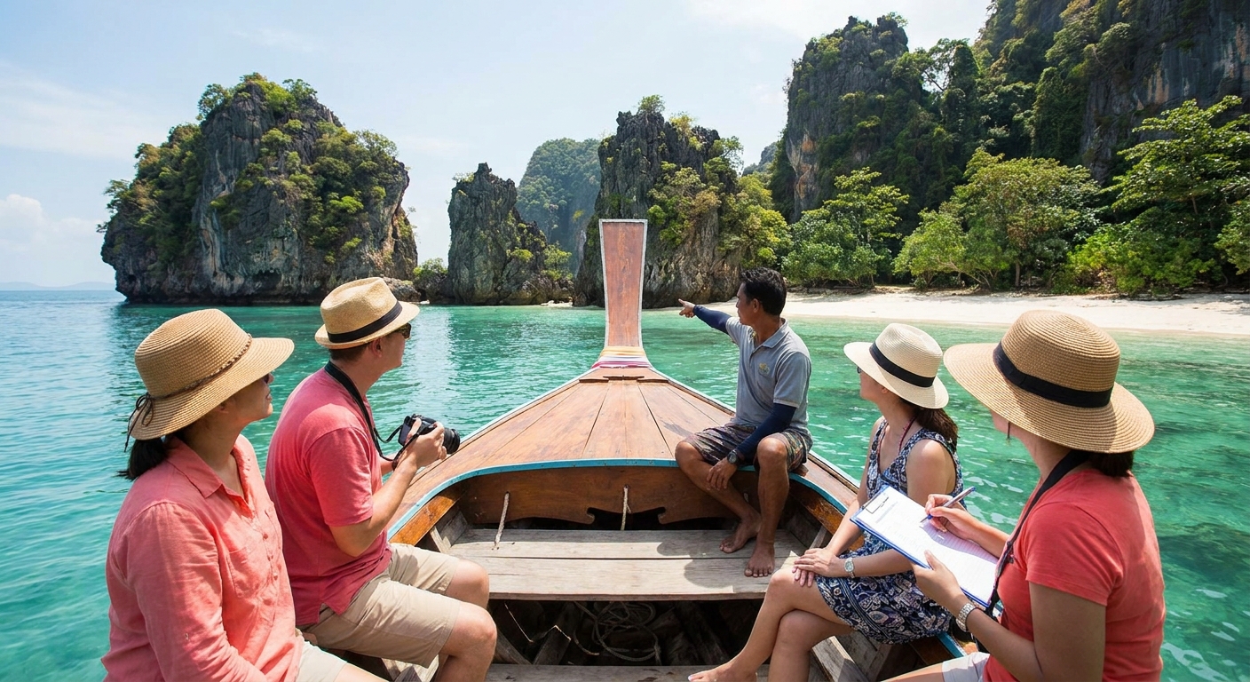 Krabi Hong Island tour for travel agents