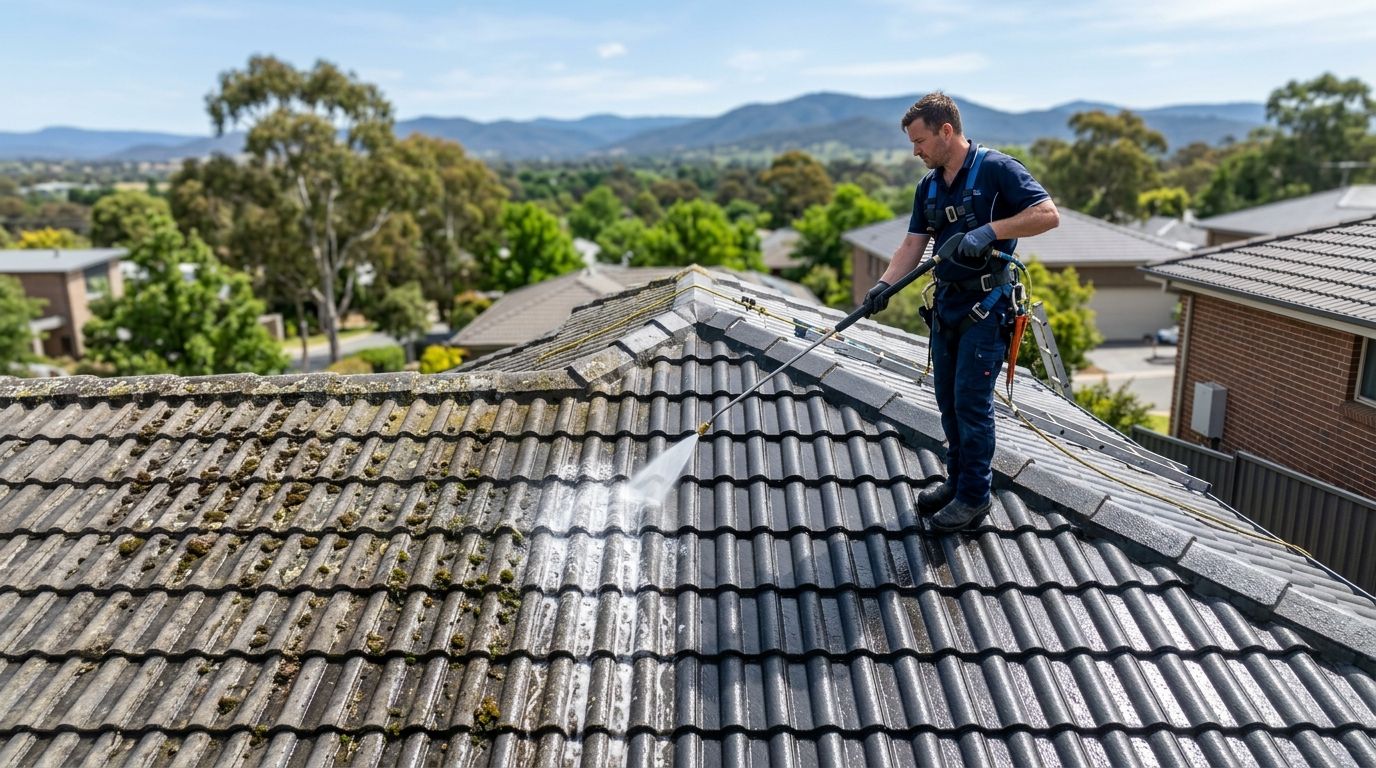 Best roof cleaning methods compared for Canberra homes 2026