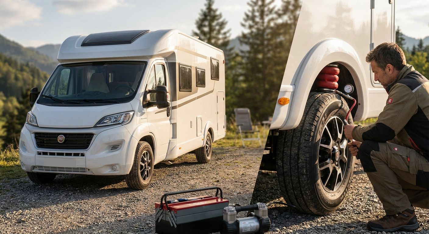 Levelling a Fiat Ducato Motorhome: Airbag Kit for a Stable Ride