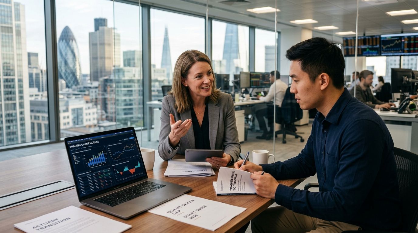 Quant career coaching for actuaries switching to trading: complete 2026 guide