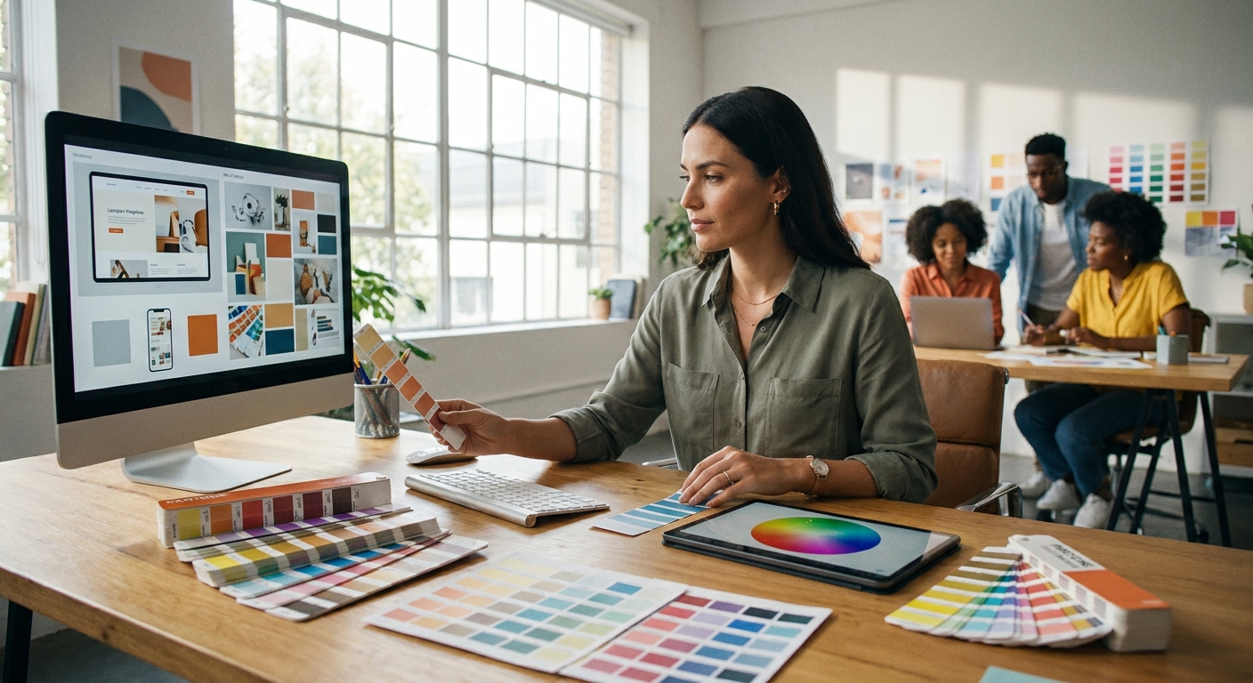 How to choose website colors and branding for a new business