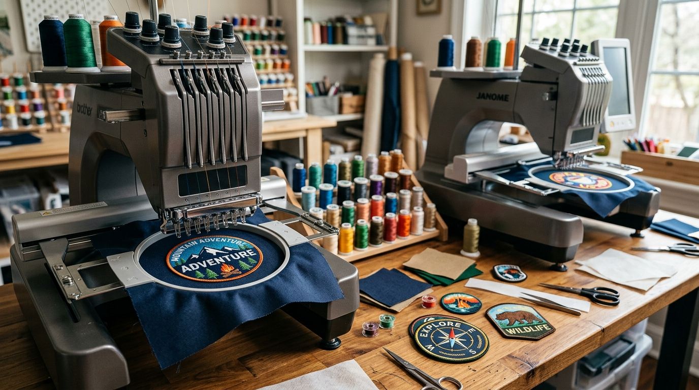 Best embroidery machines for making custom patches in 2026