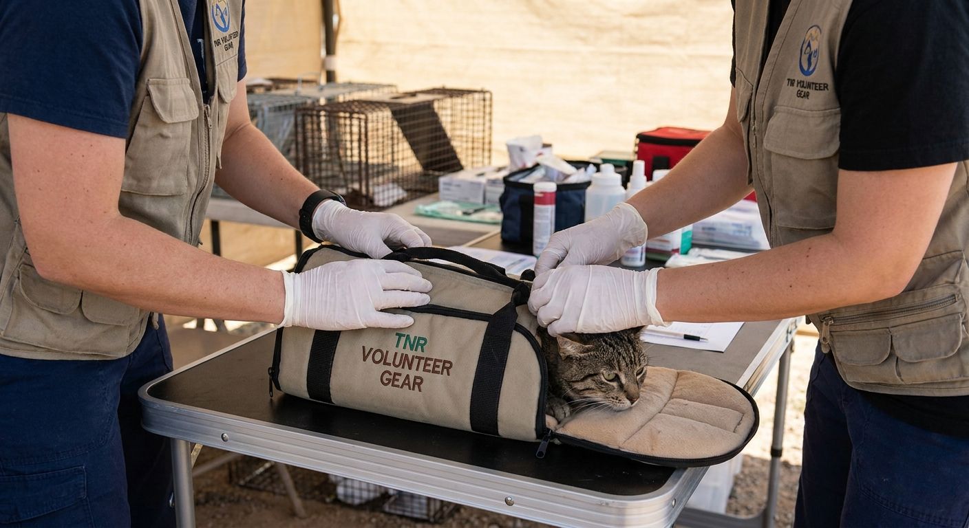 Cat restraint bags for TNR (trap-neuter-return) volunteers: complete 2026 guide