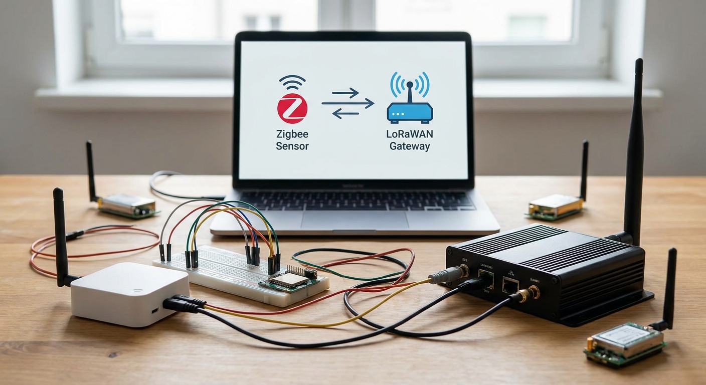 How to migrate a Zigbee sensor network to LoRaWAN