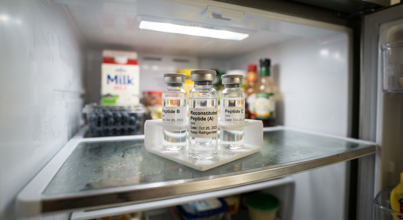 How long can reconstituted peptides stay refrigerated?