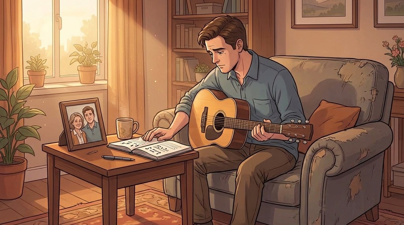 How to write a memorial song for an adoptive parent