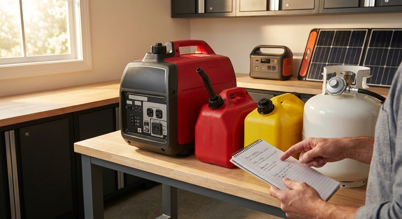 How to choose the right generator fuel source