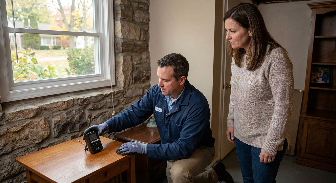 Radon testing services for Michigan homeowners