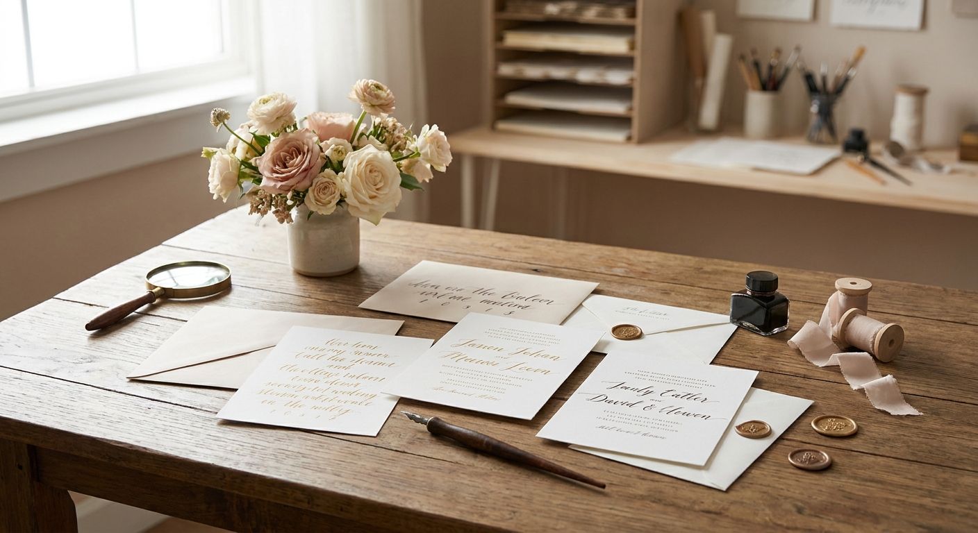 Best calligraphy fonts for wedding invitations in 2026