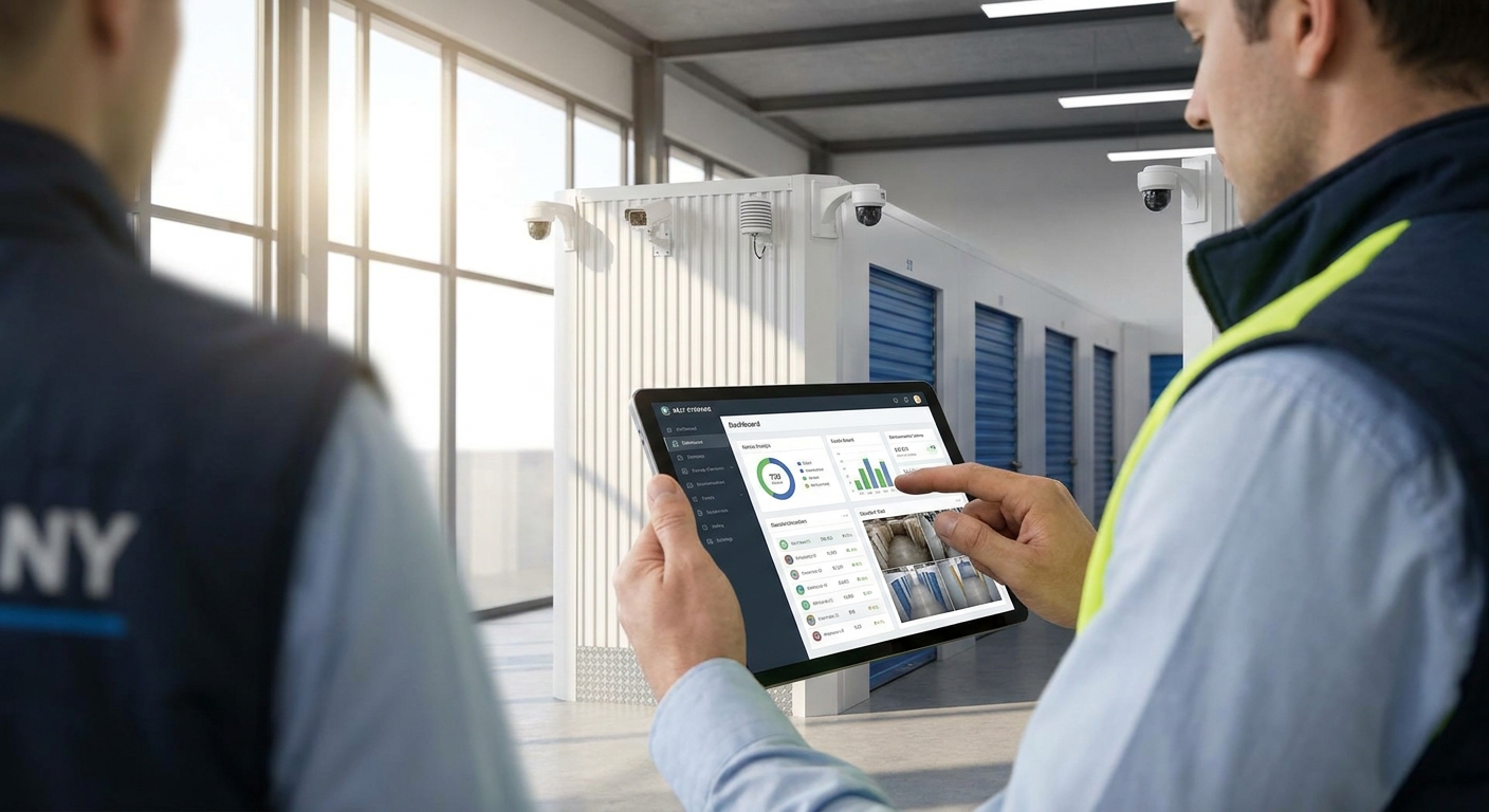 Facility monitoring system for self-storage facilities