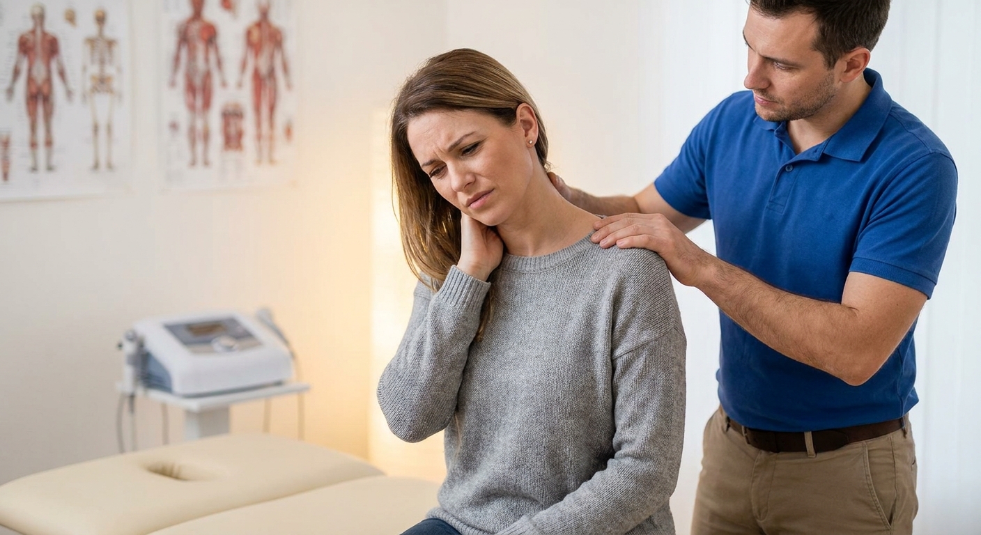 Neck pain treatment for whiplash after a car accident