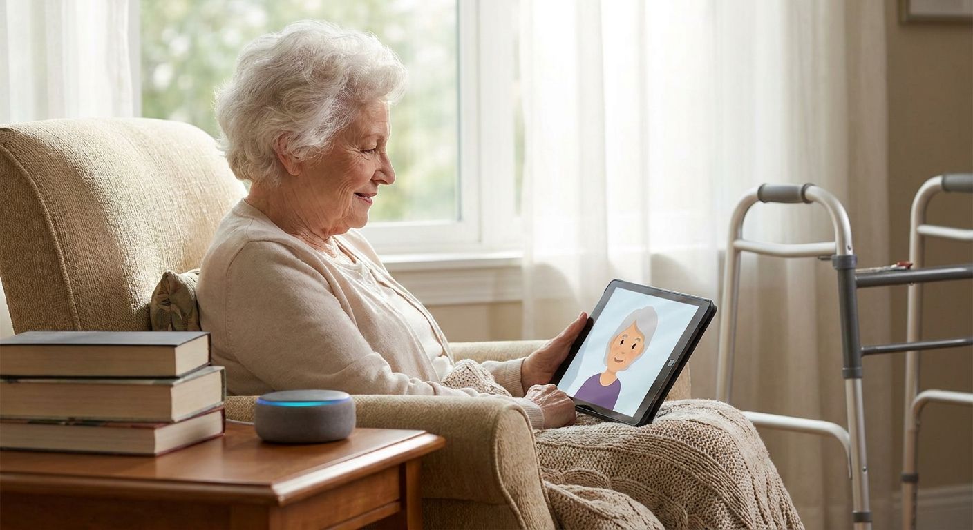 AI companion for seniors recovering from hospital stays