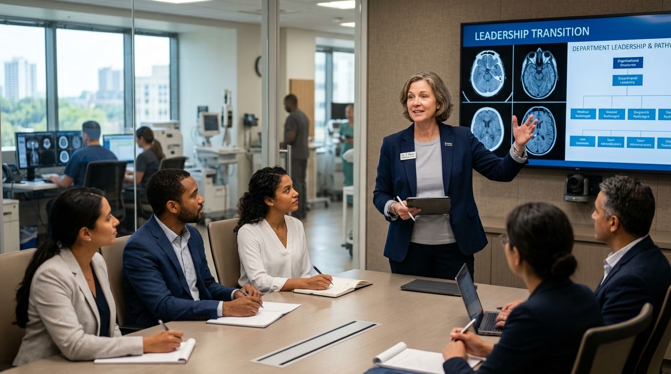 How to become a radiology section chief or department chair