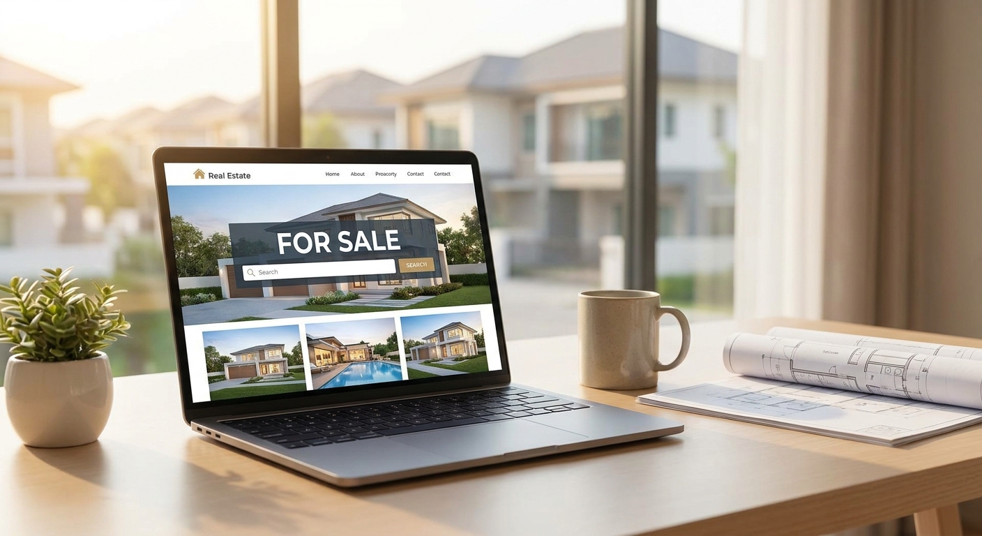 Website design for real estate agents