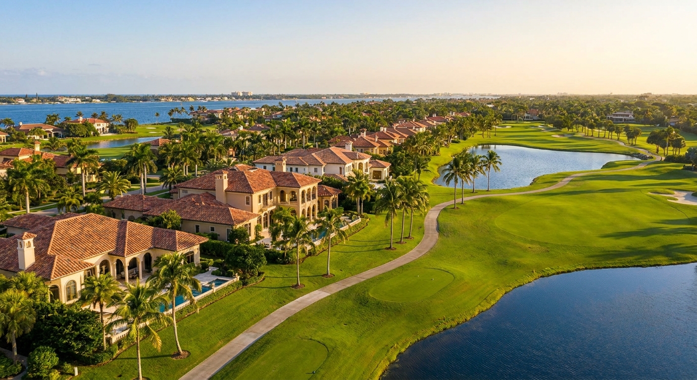 Golf course homes for sale in Palm Beach