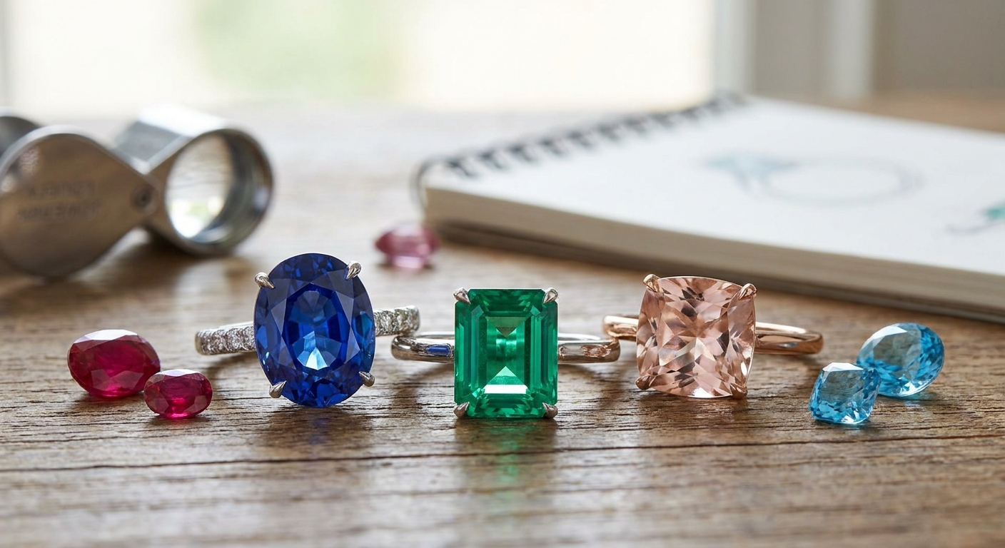 Best colored gemstones for an engagement ring