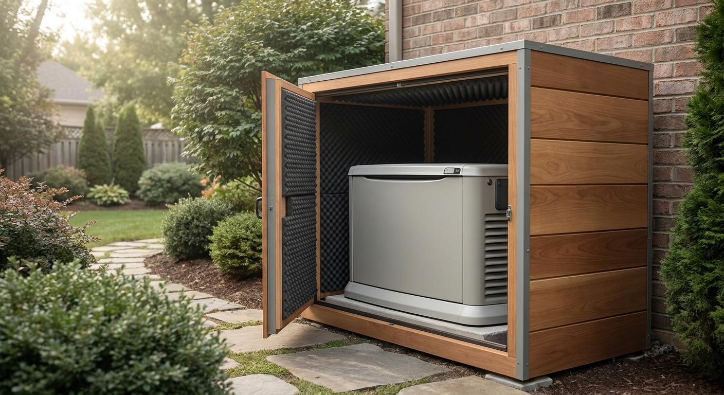 How to reduce noise from a standby generator