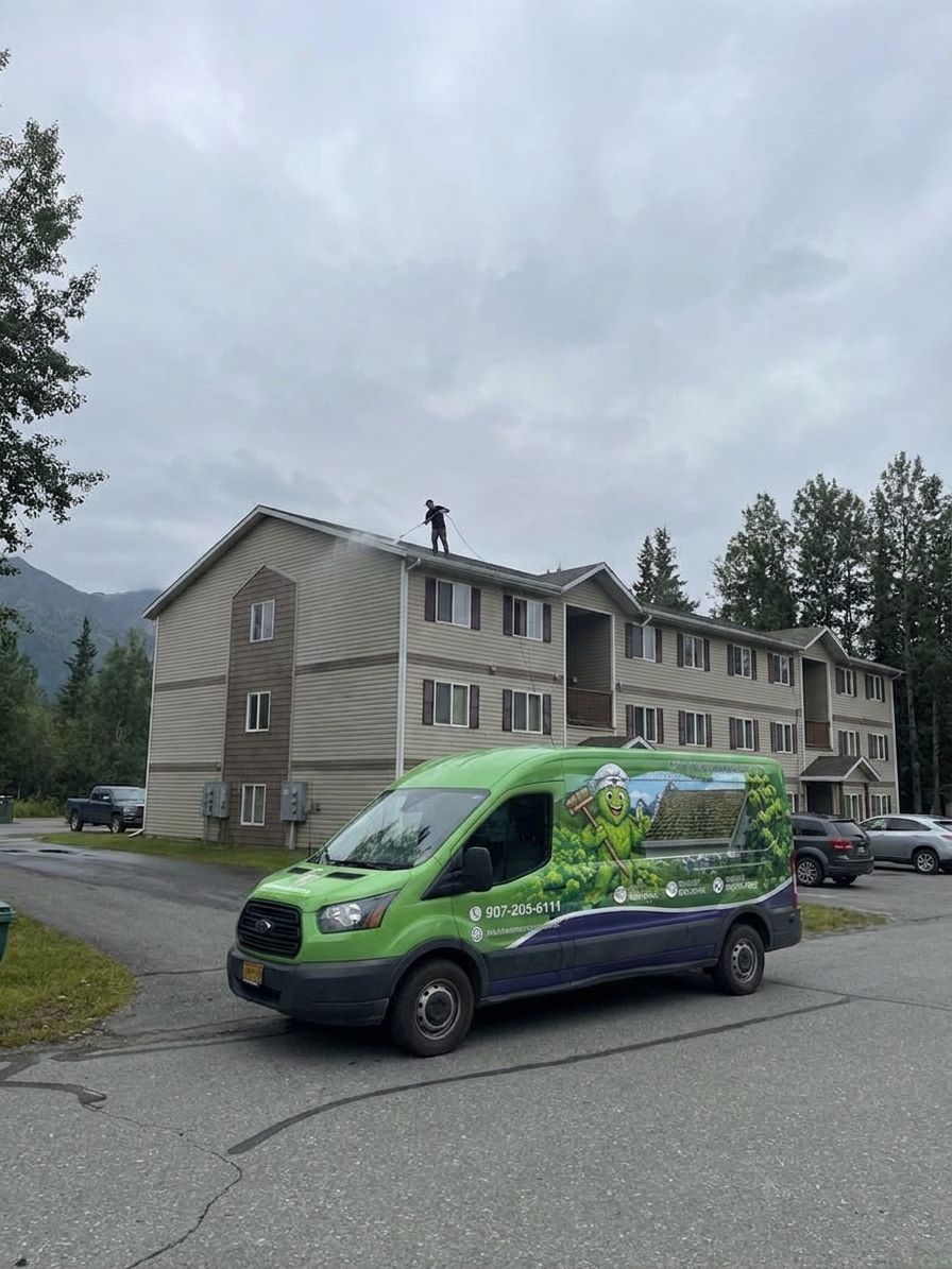 Exterior washing for apartment complexes in Wasilla