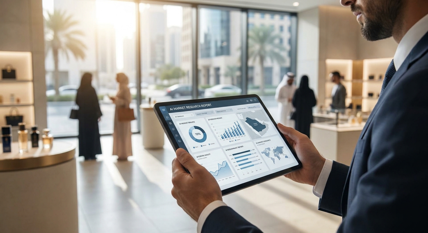 AI market research reports for retail brands in Saudi Arabia