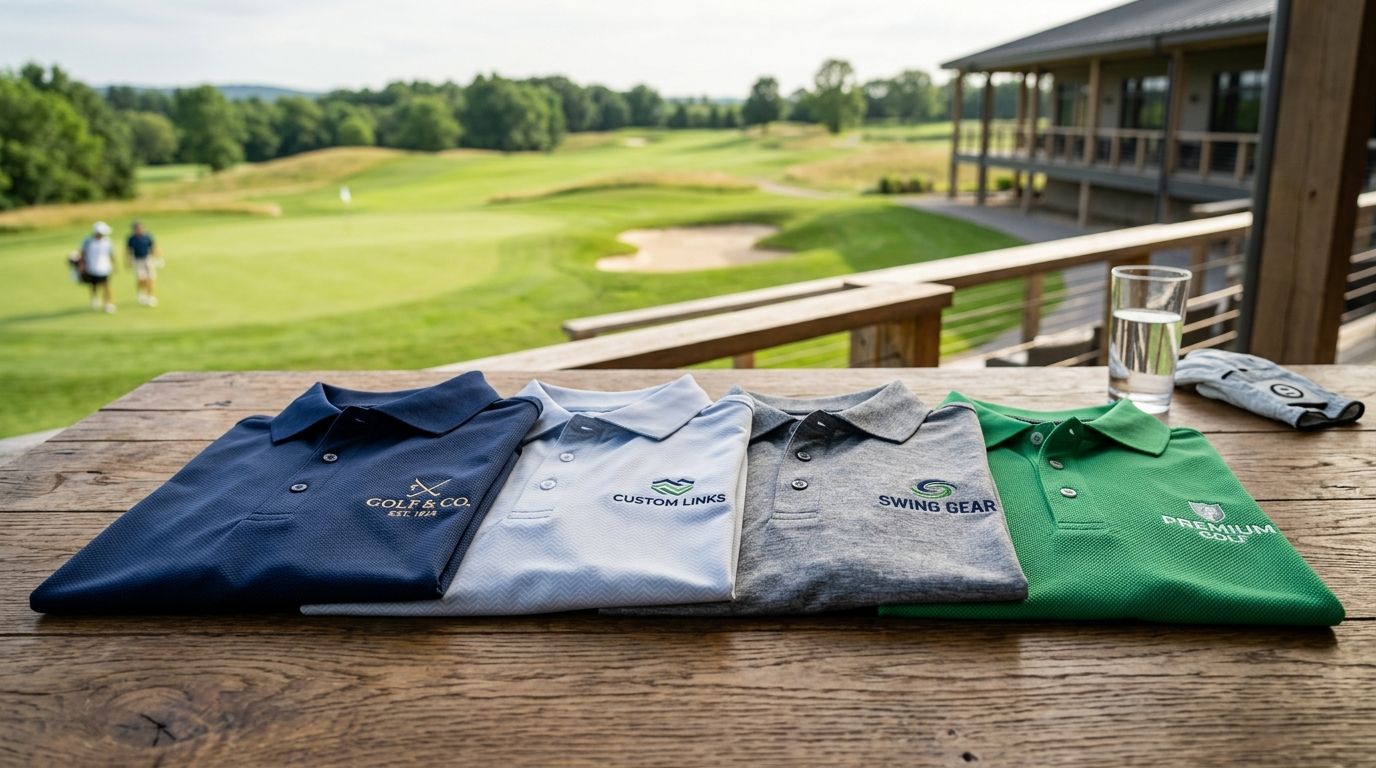 Custom golf apparel companies ranked by fabric quality 2026