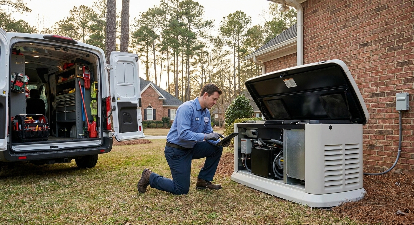 Backup generator repair services for Baldwin County homes