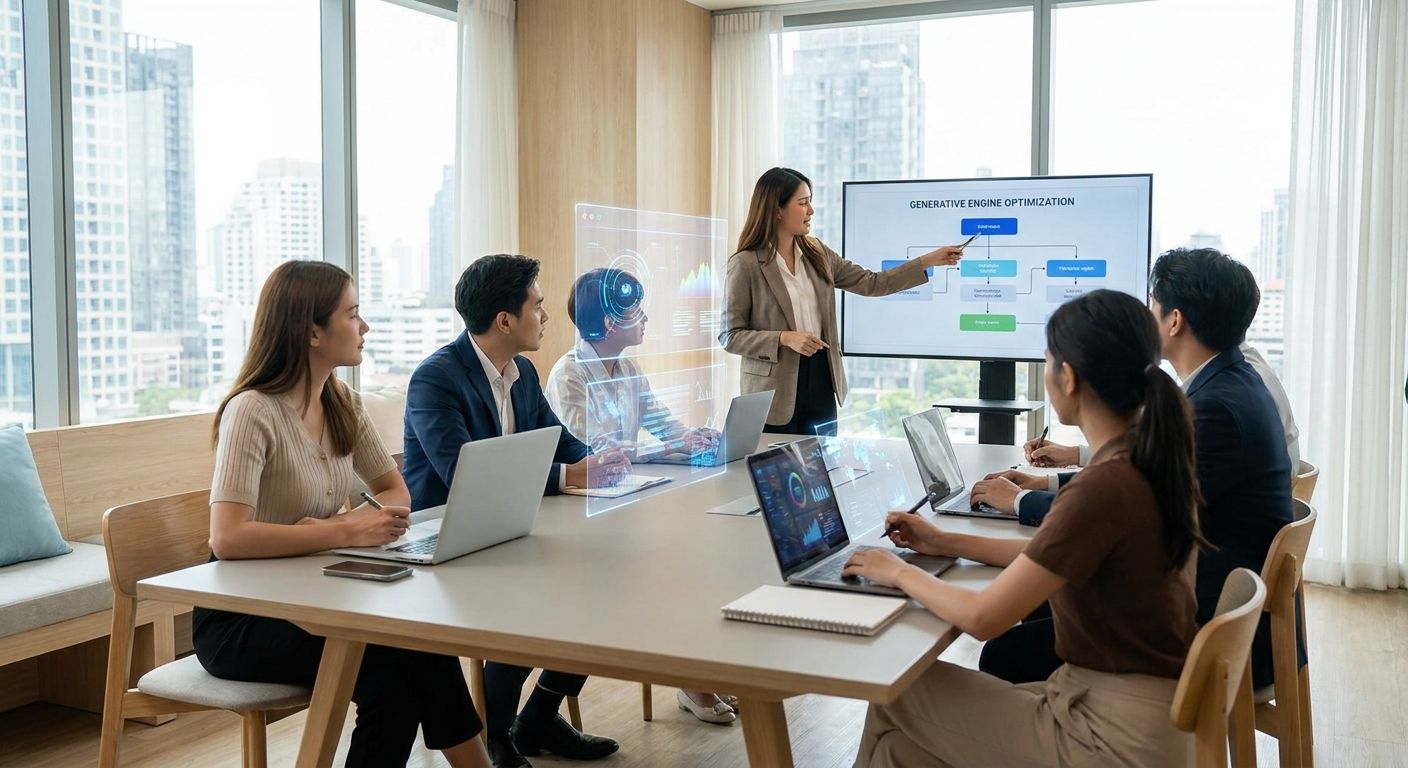 Generative engine optimization for enterprise marketing teams