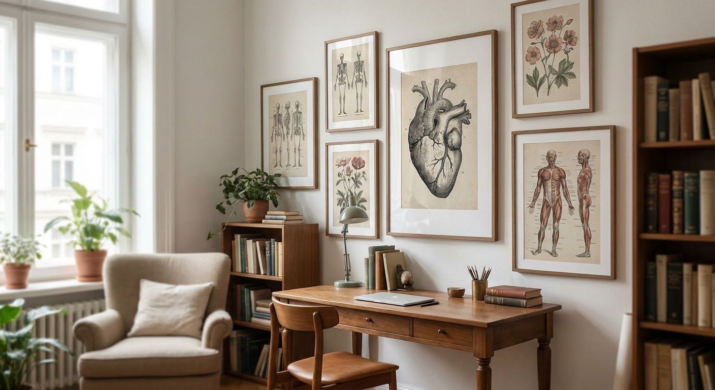 Best anatomical illustrations for wall art and prints in 2026