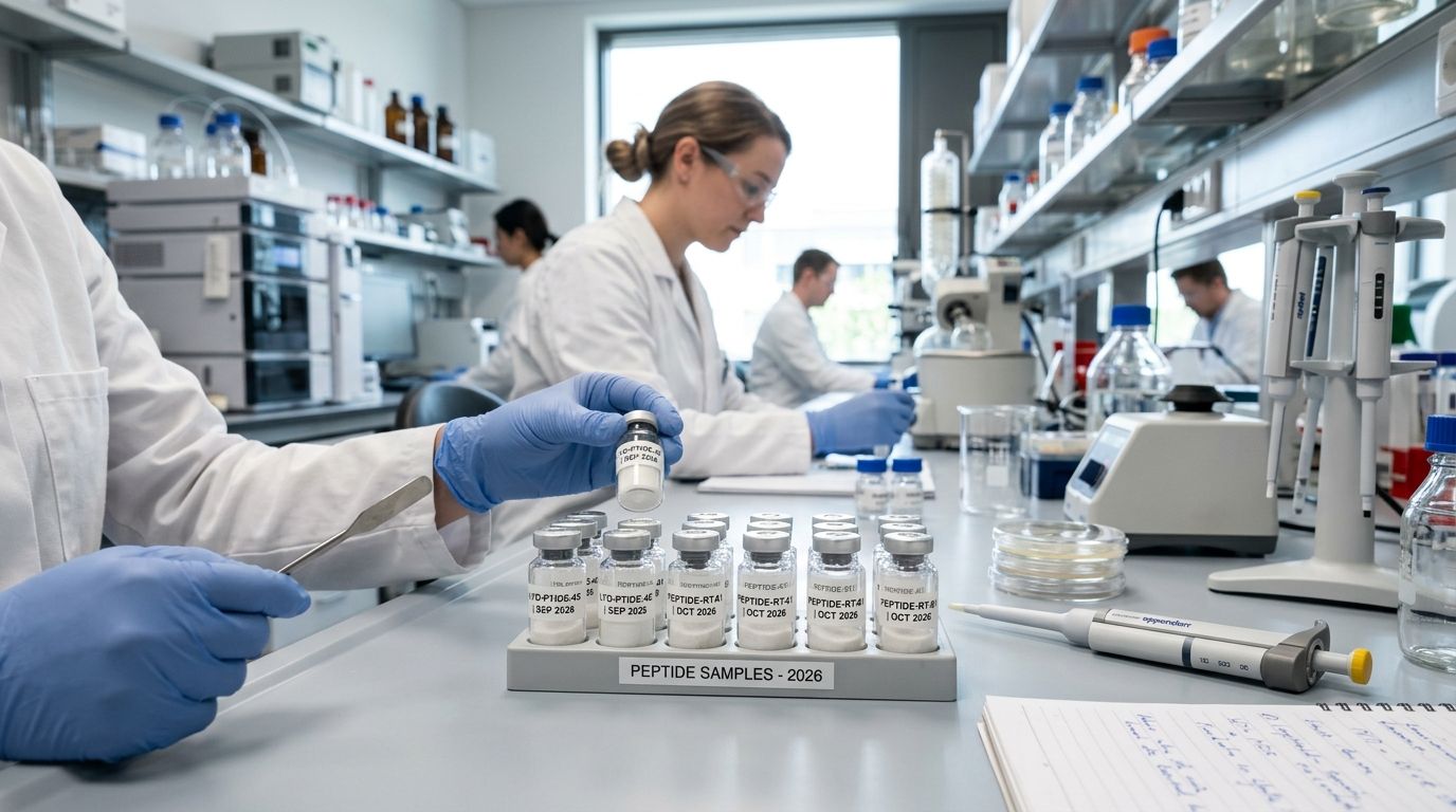 Best lyophilized peptides for research labs in 2026