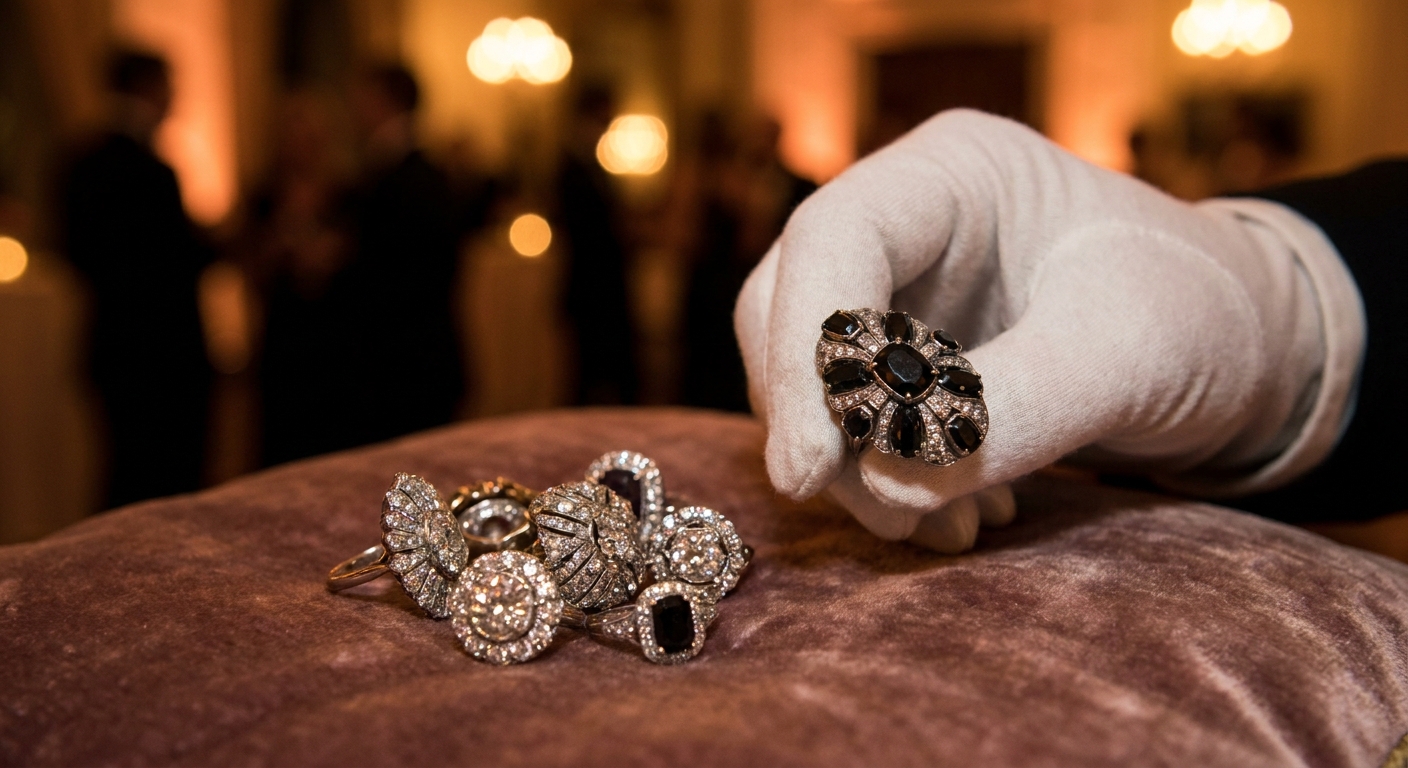 Cocktail rings for evening events