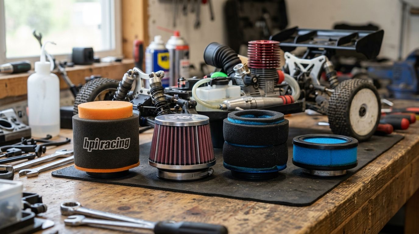 Best air filters for nitro RC engines in 2026