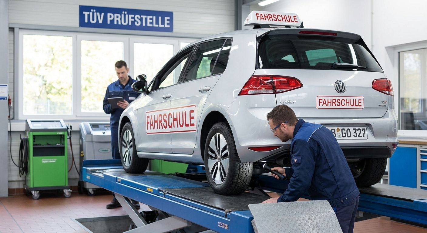 TÜV für Fahrschulfahrzeuge: Besondere Anforderungen erklärt