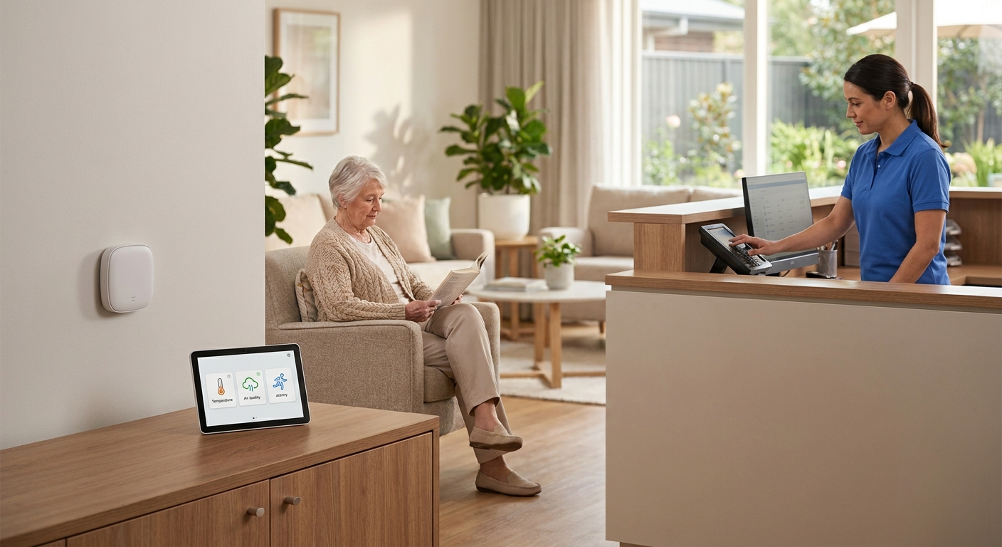 Facility monitoring system for senior living communities