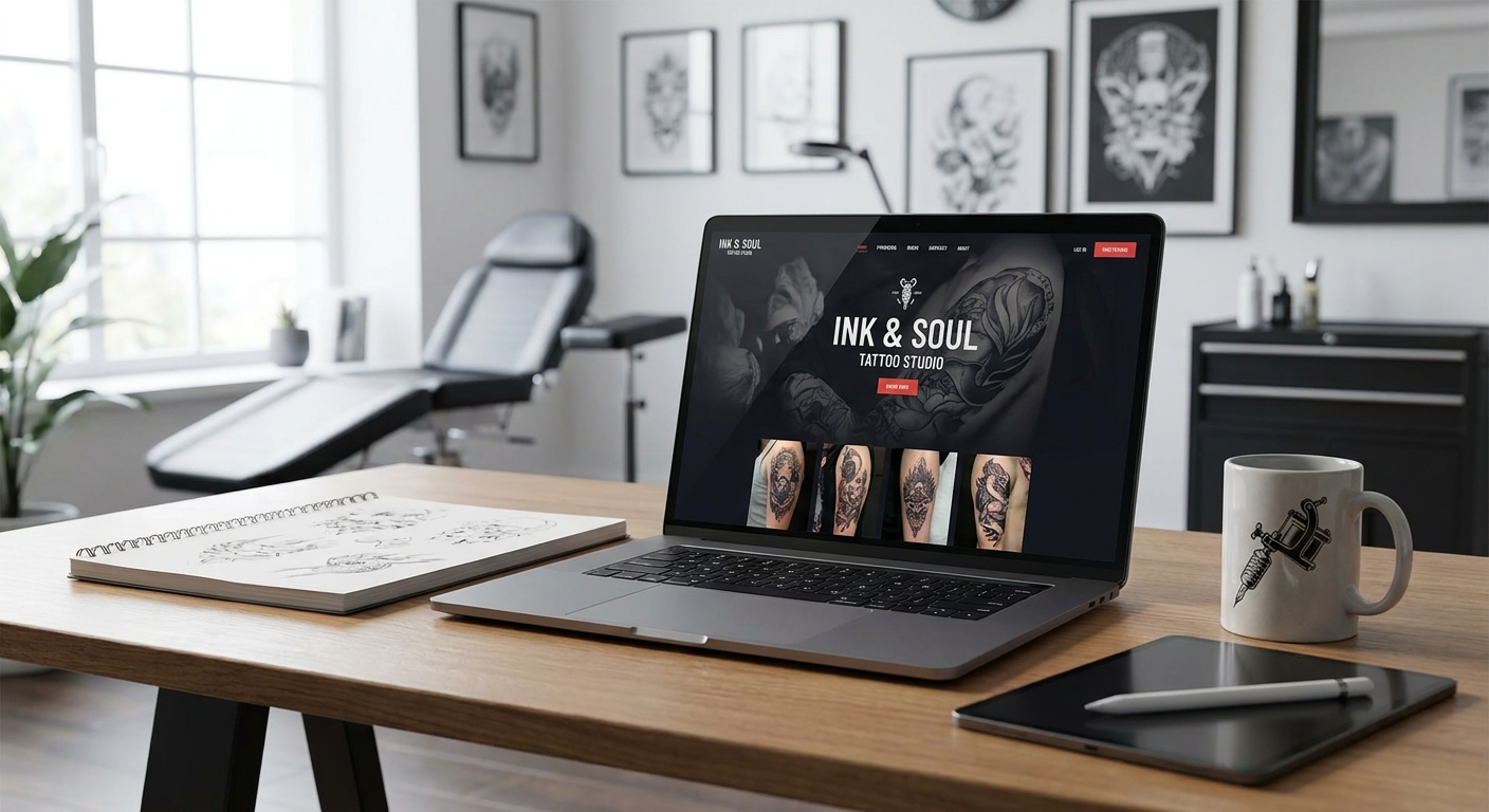 Web design for tattoo studios