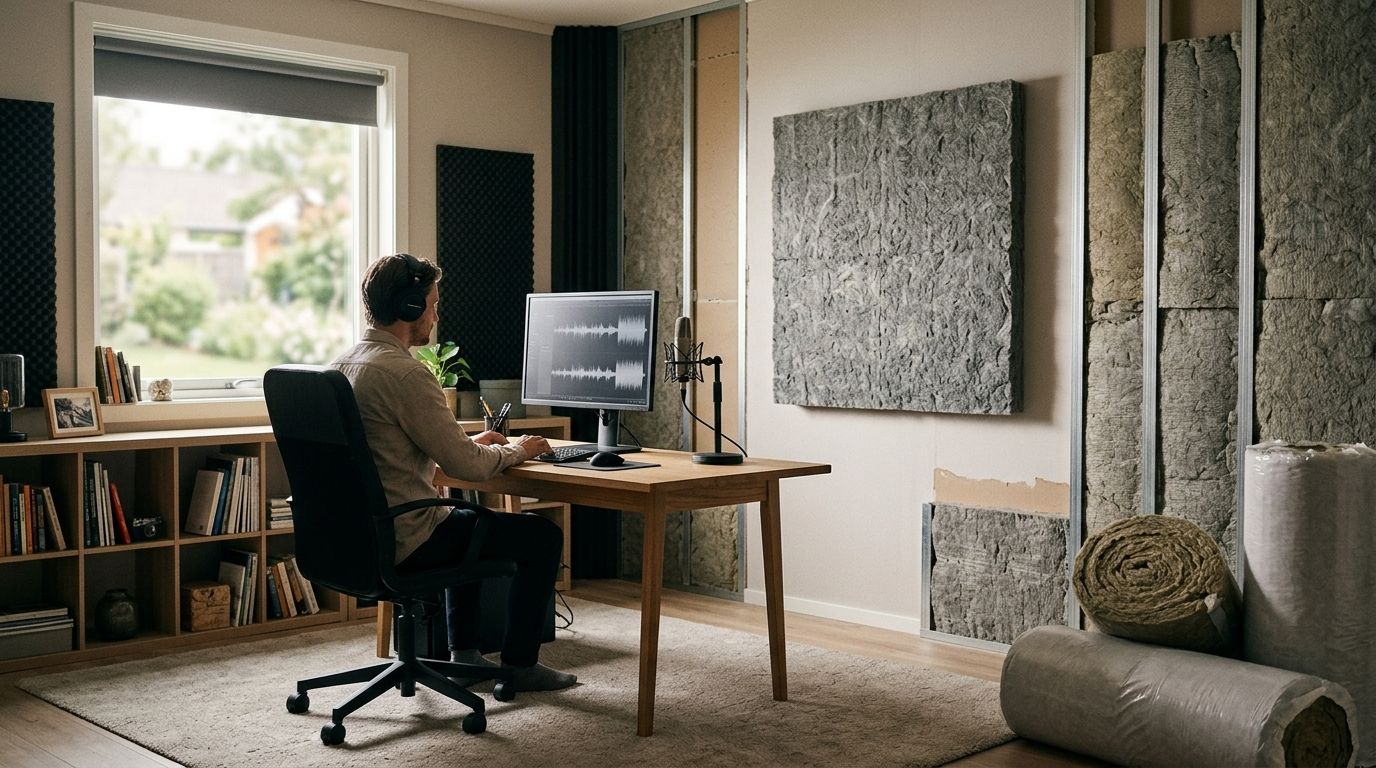 Best insulation for soundproofing home offices and studios 2026