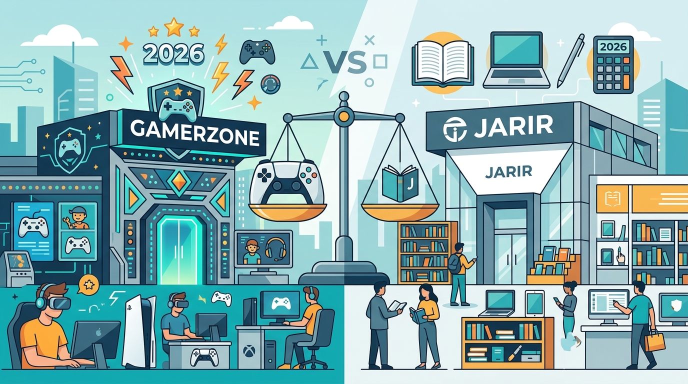 Gamerzone vs Jarir: which is better in 2026