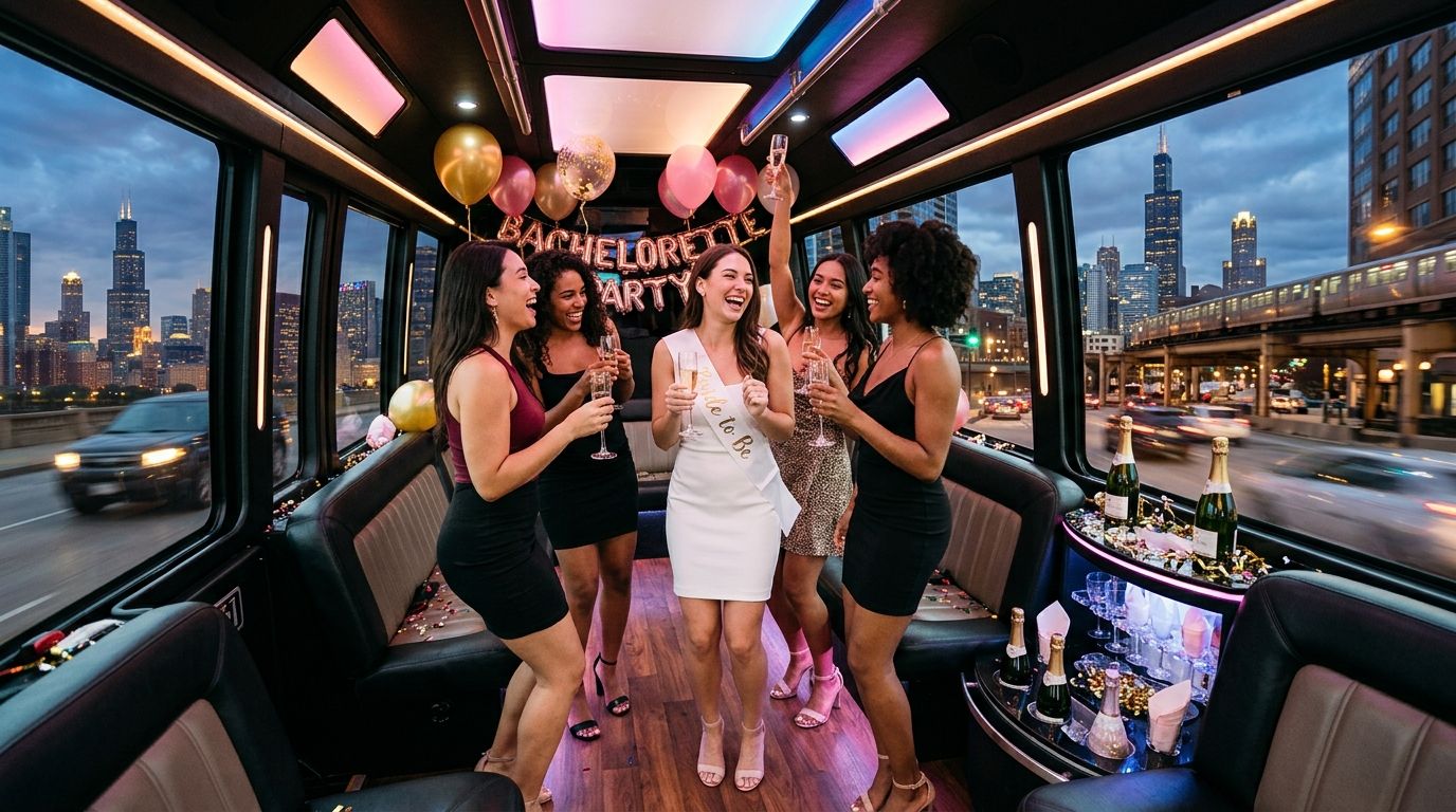 Best party bus rentals for bachelorette parties in Chicago 2026