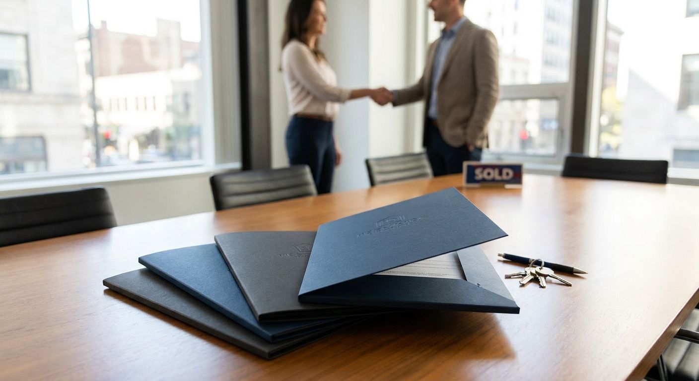 Presentation folders for real estate closings