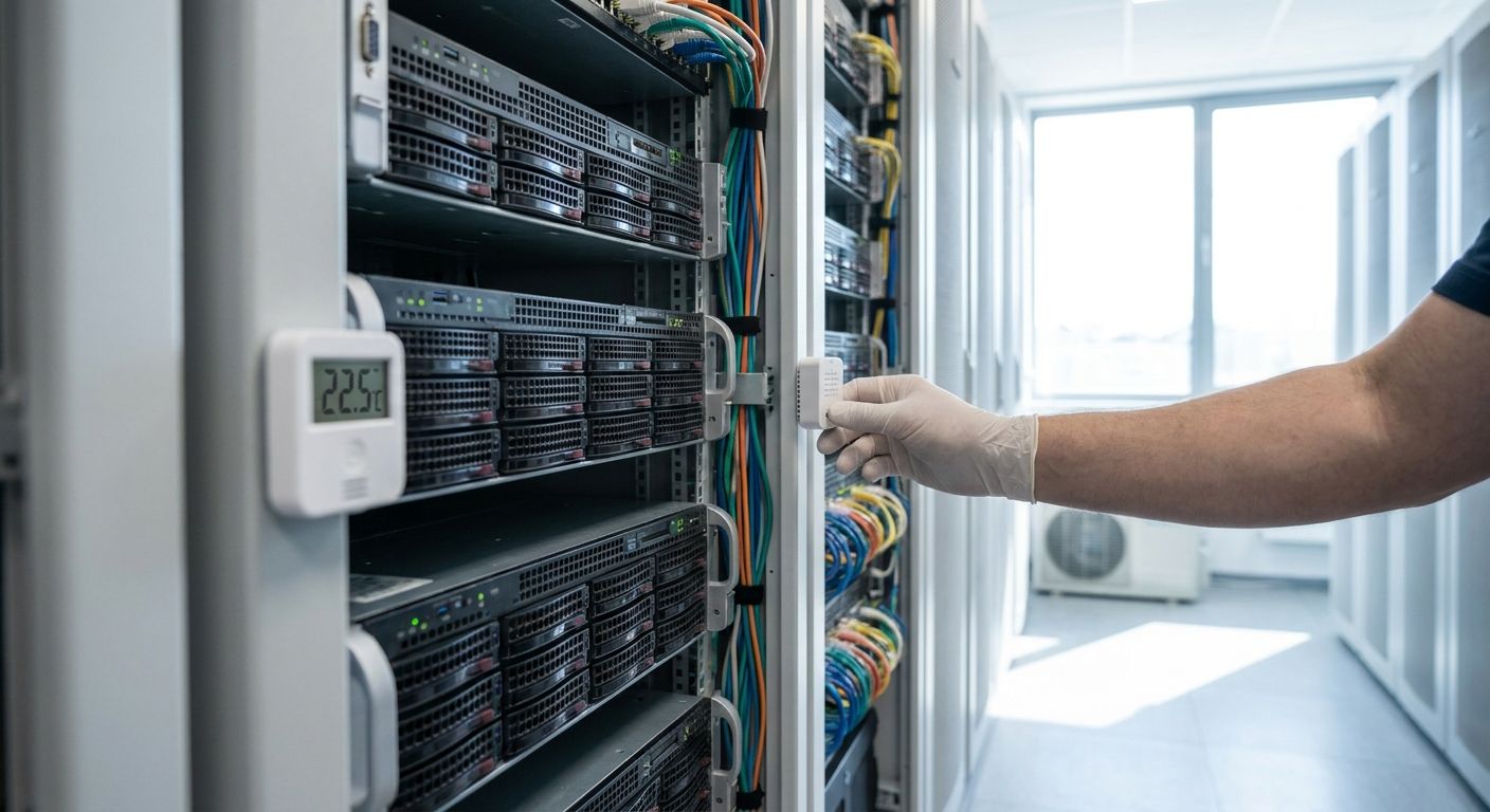 Best IoT sensors for data center rack temperature monitoring