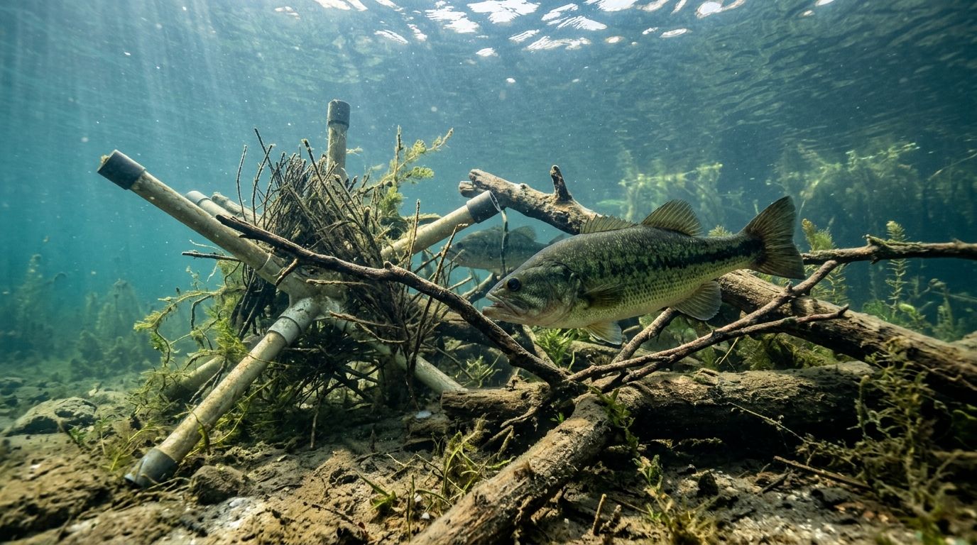 Best fish habitat structures for largemouth bass 2026