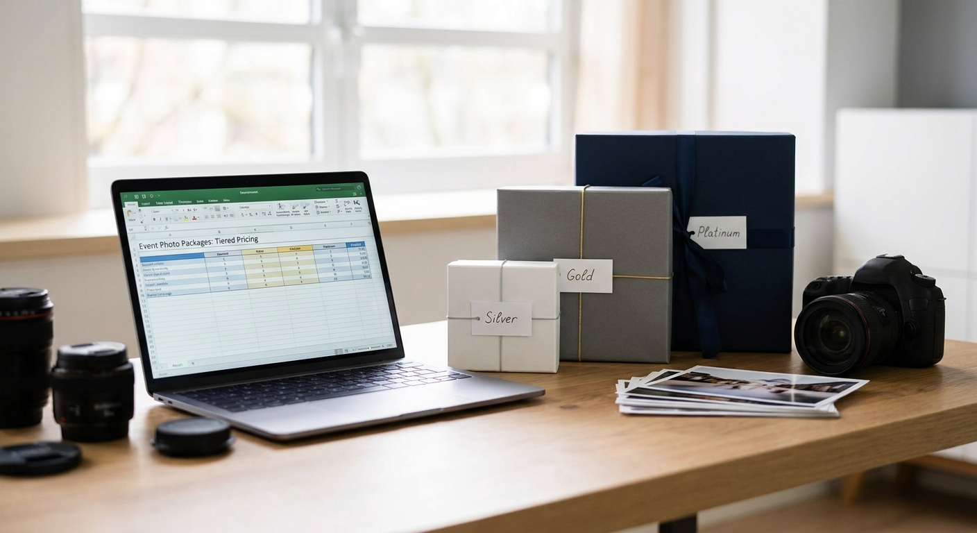 How to set up tiered pricing for event photo packages