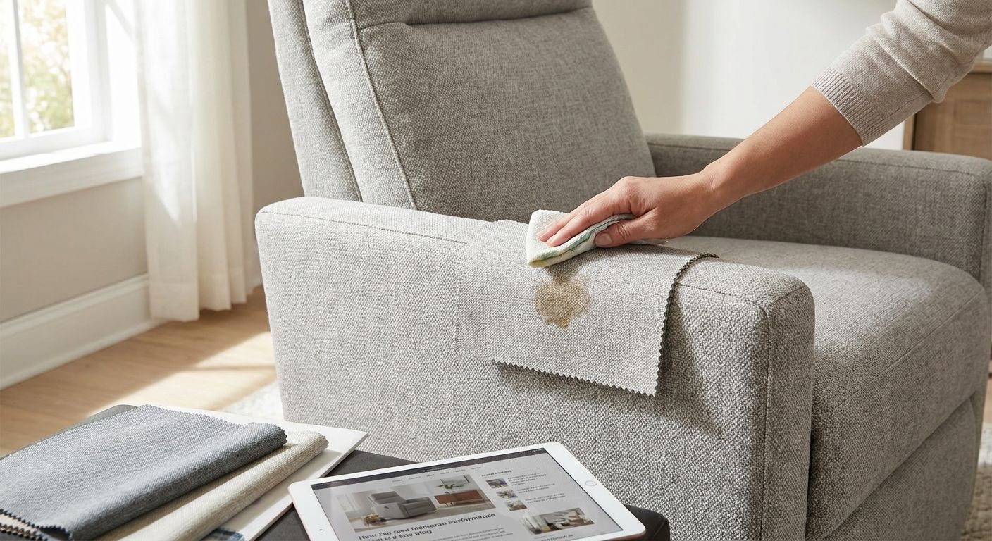 How to pick a lift chair fabric that's easy to clean