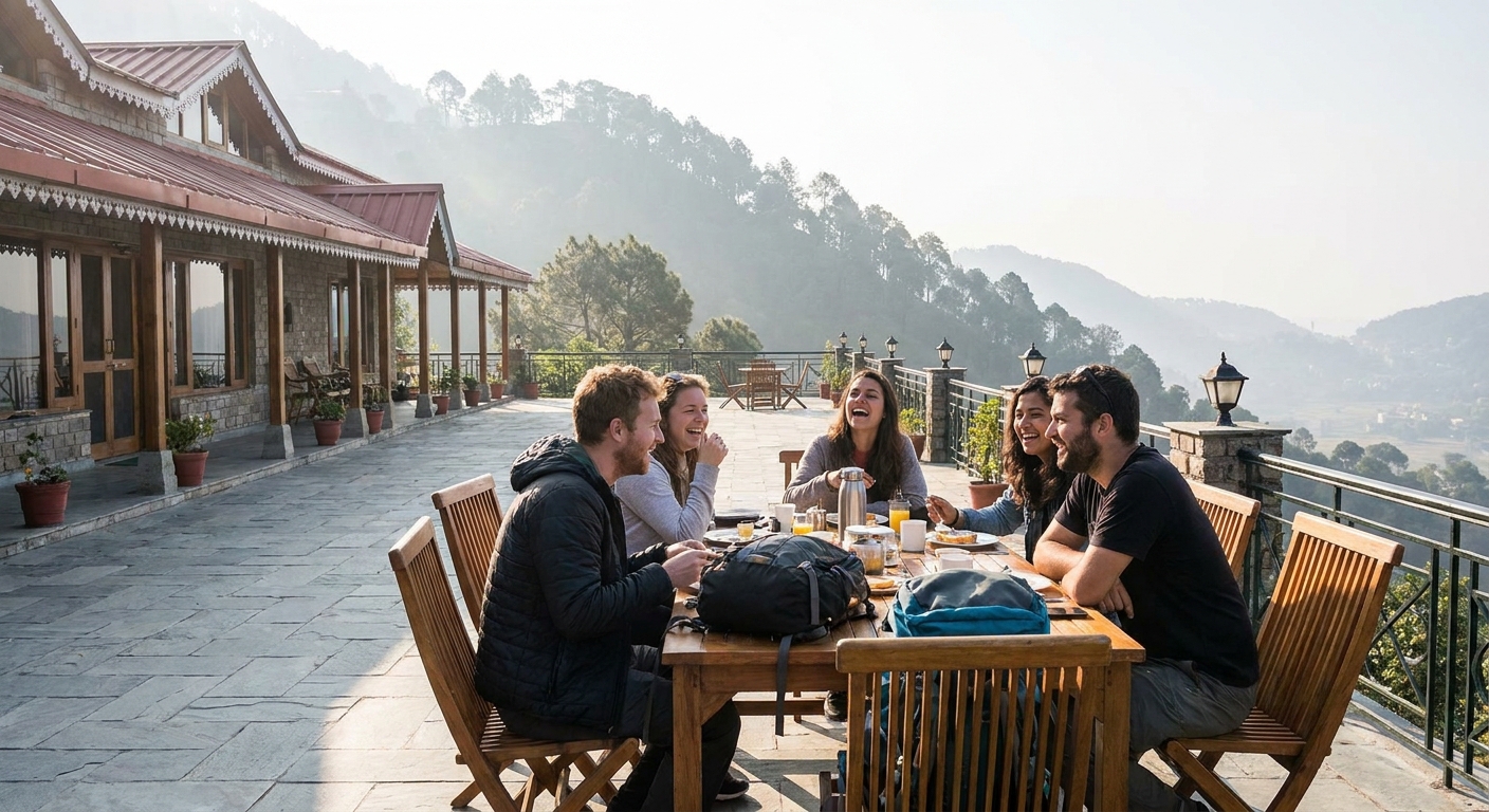 How to plan a group trip to Mussoorie in a private villa