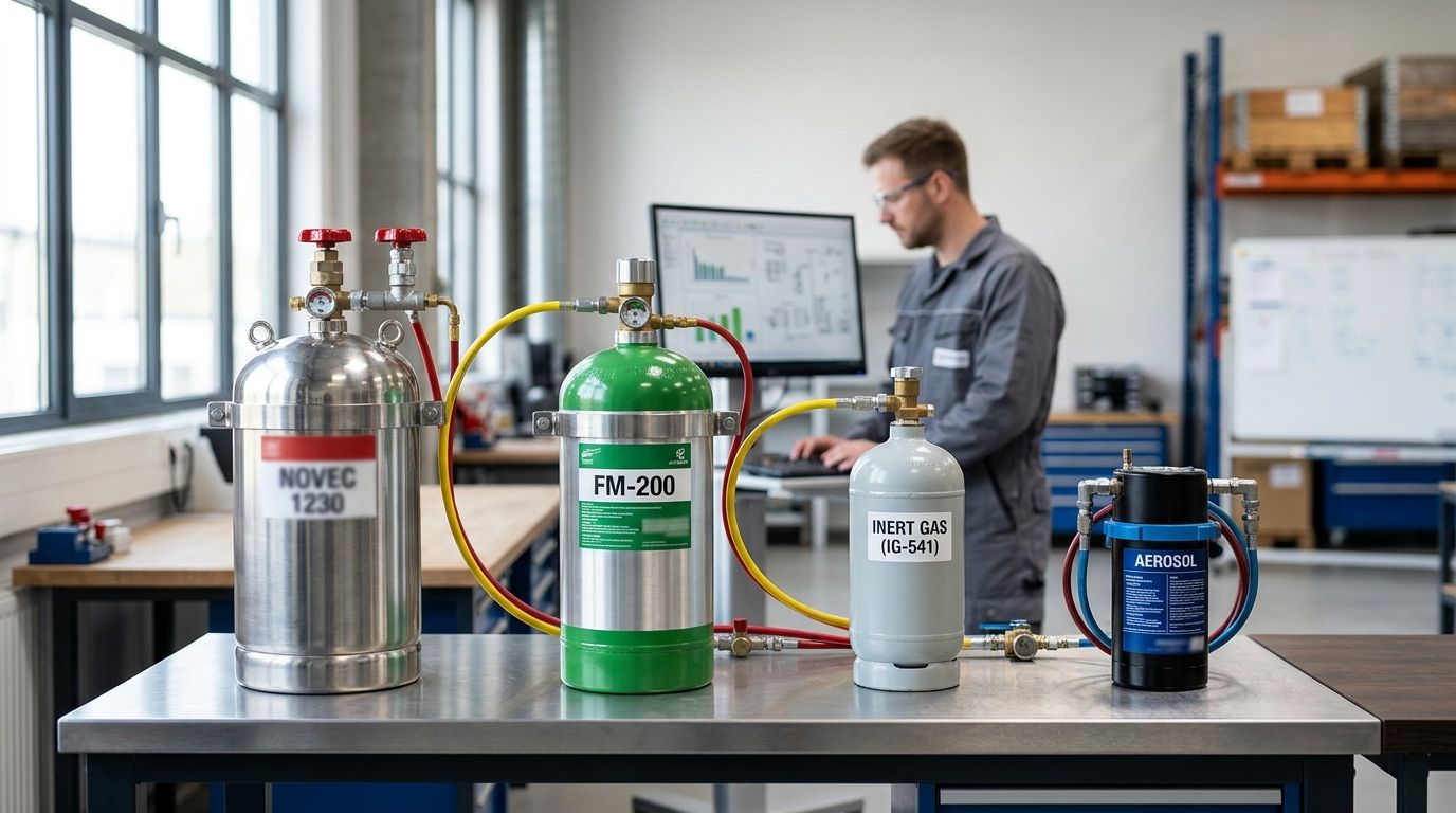 Best clean agent fire suppression systems compared 2026
